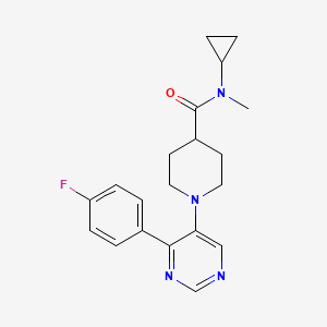 molecular formula C20H23FN4O B12375909 Cholesterol 24-hydroxylase-IN-2 