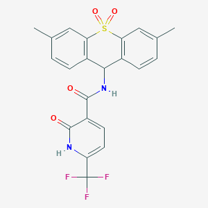 molecular formula C22H17F3N2O4S B12375914 Hsd17B13-IN-6 