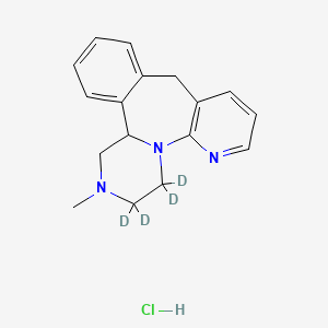 molecular formula C17H20ClN3 B12375935 Mirtazapine-d4 (hydrochloride) 