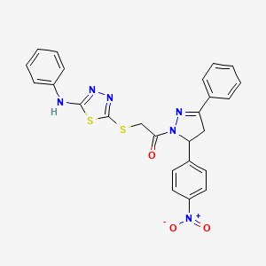 molecular formula C25H20N6O3S2 B12375960 Egfr-IN-84 