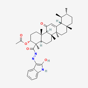 molecular formula C40H53N3O5 B12375974 Anti-inflammatory agent 62 