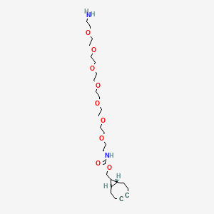 molecular formula C27H48N2O9 B12375992 BCN-endo-PEG7-NH2 