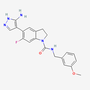 molecular formula C20H20FN5O2 B12376063 Rock-IN-9 