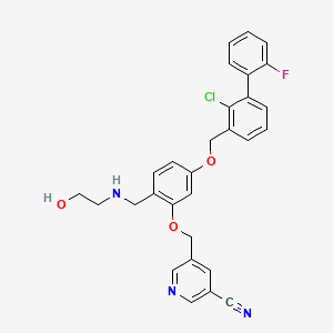 molecular formula C29H25ClFN3O3 B12376068 PD-1/PD-L1-IN-32 