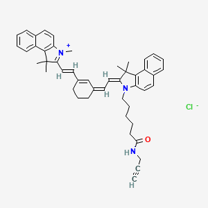 molecular formula C48H52ClN3O B12376100 Cy7.5 alkyne (chloride) 