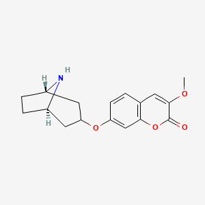 molecular formula C17H19NO4 B12376101 Pudafensine CAS No. 1320346-14-2