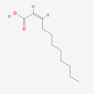 molecular formula C11H20O2 B1237611 顺式-十一碳-2-烯酸 