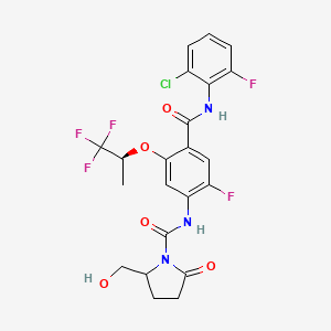 molecular formula C22H19ClF5N3O5 B12376118 Dhodh-IN-25 