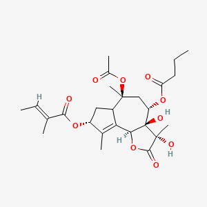 molecular formula C26H36O10 B12376128 Notrilobolide 