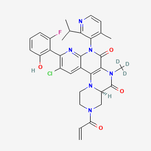 molecular formula C32H30ClFN6O4 B12376138 KRAS inhibitor-23 