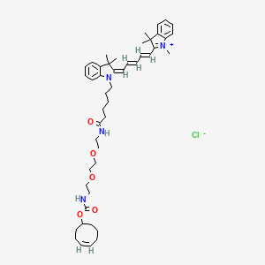 molecular formula C47H65ClN4O5 B12376150 Cy5-PEG2-TCO4 