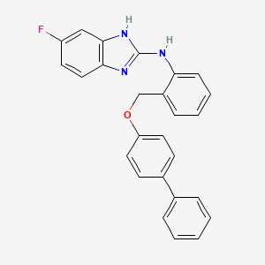 molecular formula C26H20FN3O B12376183 Bace1-IN-14 