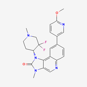 molecular formula C23H23F2N5O2 B12376188 Ktc2hlr3RE CAS No. 2765448-96-0