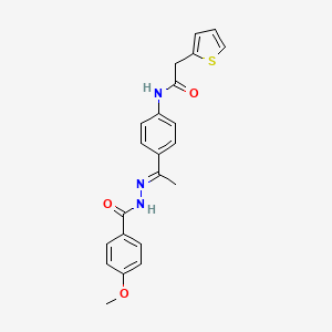 molecular formula C22H21N3O3S B12376211 Neuraminidase-IN-19 