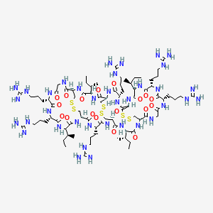 molecular formula C82H146N36O18S6 B12376252 Retrocyclin-3 