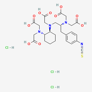 molecular formula C26H37Cl3N4O10S B12376262 Barzuxetan (hydrochloride) 