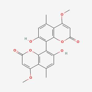 molecular formula C22H18O8 B1237627 Orlandin CAS No. 69975-77-5