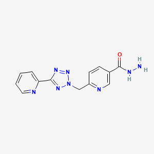 molecular formula C13H12N8O B12376274 Hdac6-IN-26 