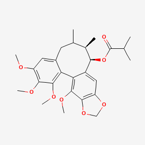 molecular formula C27H34O8 B12376280 Heilaohuguosu F 