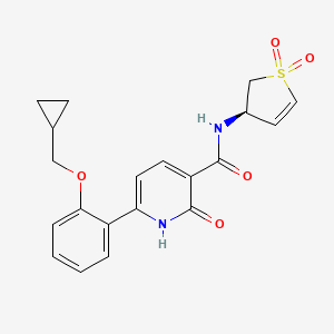 molecular formula C20H20N2O5S B12376284 WRN inhibitor 3 