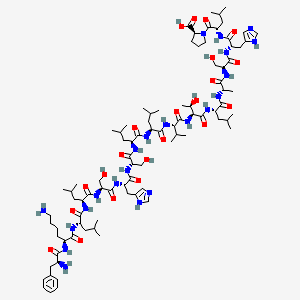 molecular formula C89H146N22O22 B12376298 Fkllshsllvtlashlp 