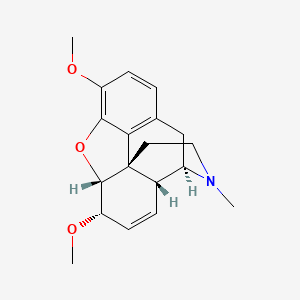 molecular formula C19H23NO3 B1237632 甲基可待因 CAS No. 2859-16-7