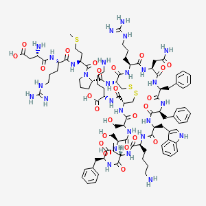 molecular formula C96H139N27O24S3 B12376340 Cortistatin-17 (human) 