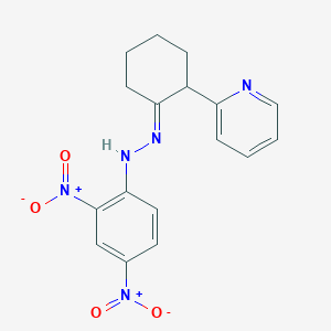 N-(2,4-Dinitro-phenyl)-N'-(2-pyridin-2-YL-cyclohexylidene)-hydrazine
