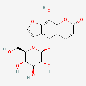 molecular formula C17H16O10 B12376365 8-Hydroxy-5-O-beta-D-glucopyranosylpsoralen 