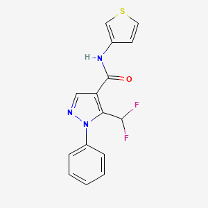 molecular formula C15H11F2N3OS B12376446 Sdh-IN-3 