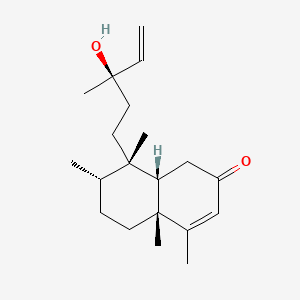 molecular formula C20H32O2 B12376478 Pinuseldarone 