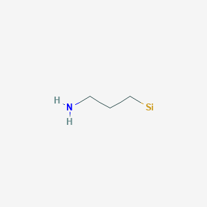 molecular formula C3H8NSi B1237648 Aminopropylsilane CAS No. 6382-82-7