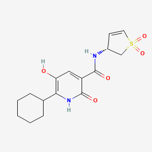 molecular formula C16H20N2O5S B12376496 Gsk_wrn3 