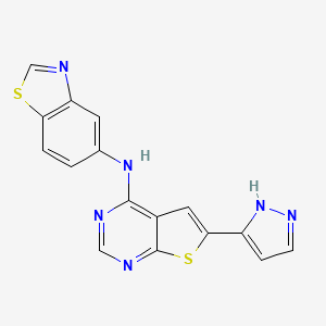 molecular formula C16H10N6S2 B12376522 Ripk2-IN-4 