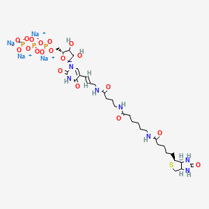 molecular formula C32H48N7Na4O19P3S B12376526 Biotin-16-UTP (tetrasodium) 