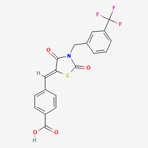 molecular formula C19H12F3NO4S B12376529 Nlrp3-IN-22 