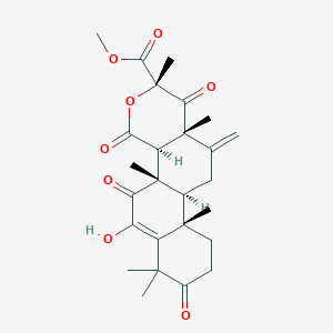 methyl (2S,4aR,4bS,10aS,10bS,12aS)-6-hydroxy-2,4b,7,7,10a,12a-hexamethyl-12-methylidene-1,4,5,8-tetraoxo-9,10,10b,11-tetrahydro-4aH-naphtho[1,2-h]isochromene-2-carboxylate