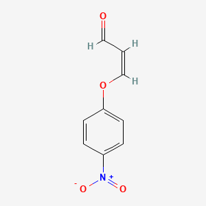 molecular formula C9H7NO4 B1237654 3-(p-Nitrophenoxy)acrolein CAS No. 86030-90-2