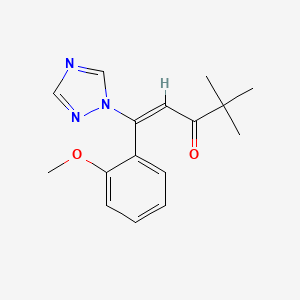 molecular formula C16H19N3O2 B1237657 gamma-Ketotriazole CAS No. 66627-72-3