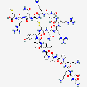 molecular formula C103H177N35O27S3 B12376582 Thanatin 