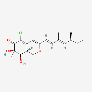 molecular formula C19H25ClO4 B1237659 Isochromophilone III CAS No. 167173-89-9