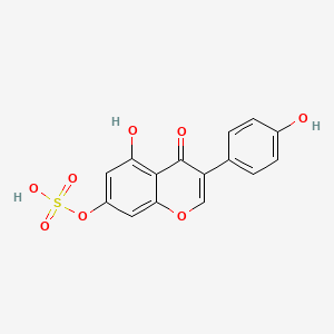 molecular formula C15H10O8S B12376610 Genistein 7-sulfate CAS No. 182322-62-9