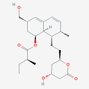 [(1S,3S,7S,8S,8aR)-3-(hydroxymethyl)-8-[2-[(2R,4R)-4-hydroxy-6-oxooxan-2-yl]ethyl]-7-methyl-1,2,3,7,8,8a-hexahydronaphthalen-1-yl] (2S)-2-methylbutanoate