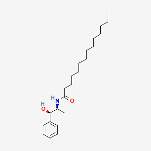 molecular formula C23H39NO2 B1237664 N-[(1R,2S)-1-羟基-1-苯基丙烷-2-基]十四酰胺 