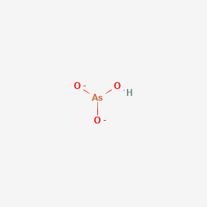 molecular formula AsHO3-2 B1237668 氢邻亚砷酸根离子 