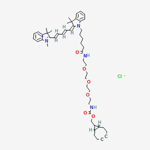 molecular formula C51H69ClN4O6 B12376681 Cy5-PEG3-endo-BCN 