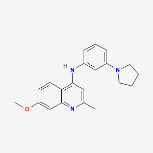 molecular formula C21H23N3O B12376710 Hif-1|A-IN-6 