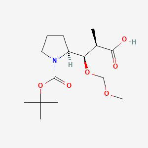 molecular formula C15H27NO6 B12376725 Monomethyl auristatin E intermediate-2 