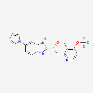 molecular formula C19H18N4O2S B12376727 Ilaprazole-d3 