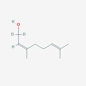 molecular formula C10H18O B12376738 Nerol-d2 